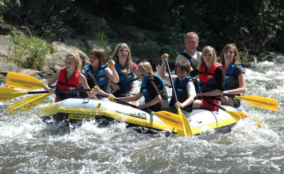 River Rafting auf der Rur